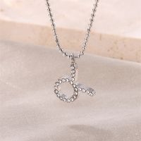 Vacation Constellation Stainless Steel Women's Pendant Necklace sku image 5