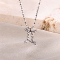 Vacation Constellation Stainless Steel Women's Pendant Necklace sku image 6