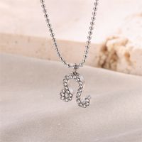Vacation Constellation Stainless Steel Women's Pendant Necklace sku image 8