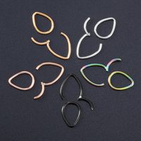 Simple Style Solid Color Copper Nose Studs main image 7
