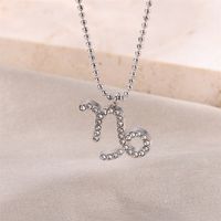 Vacation Constellation Stainless Steel Women's Pendant Necklace sku image 2