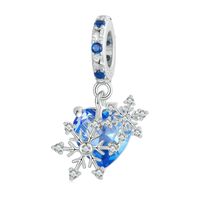 Casual Snowflake Sterling Silver Inlay Zircon Jewelry Accessories sku image 3