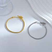 Elegant Lady Geometric Copper Plating Bracelets main image 4