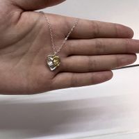 Einfacher Stil Brief Herzform Sterling Silber Vergoldet Halskette Mit Anhänger In Masse sku image 17