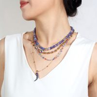 Simple Graceful Bohemian Horn Pendant Fashion Popular Necklace For Women main image 7