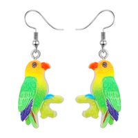 Wholesale Jewelry Cute Simple Style Bird Resin Drop Earrings main image 3