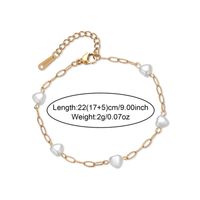 1 Women's Stainless Steel Gold Anklet sku image 3