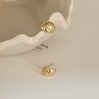 Wholesale Jewelry 1 Pair Simple Style Solid Color Mixed Materials Ear Studs sku image 4