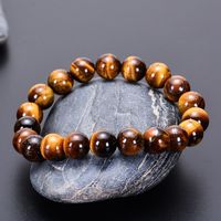 Casual Simple Style Gradient Color Natural Stone Beaded Men's Bracelets main image 3
