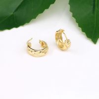 1 Pair Retro Simple Style Rhombus Plating Sterling Silver White Gold Plated Gold Plated Earrings main image 5