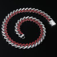 Hip-hop Geometric Zircon Alloy Wholesale Bracelets Necklace main image 3