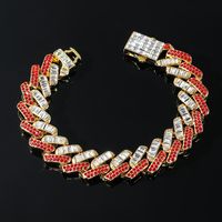 Hip-hop Geometric Zircon Alloy Wholesale Bracelets Necklace sku image 1