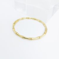 Chinoiserie Casual Bamboo Solid Color Titanium Steel Plating Bangle sku image 3