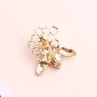 Simple Style Bee Alloy Asymmetrical Rhinestones Women's Brooches main image 5