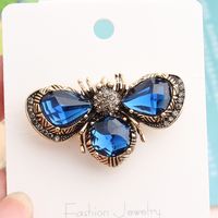 Cute Pastoral Bee Alloy Asymmetrical Rhinestones Women's Brooches sku image 4