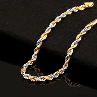 Casual Simple Style Twist Copper Plating Unisex Twisted Cable Bracele main image 4