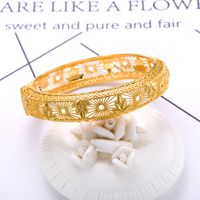 Ig Style Simple Style Flower Copper Bangle In Bulk main image 4