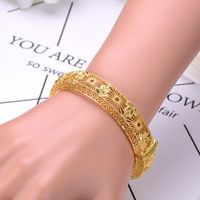 Ig Style Simple Style Flower Copper Bangle In Bulk main image 5