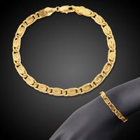 Classic Style Solid Color Copper Plating Gold Plated Bracelets main image 1