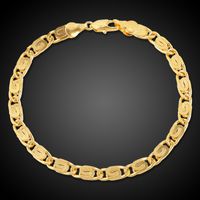 Classic Style Solid Color Copper Plating Gold Plated Bracelets main image 4