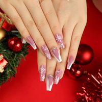 Christmas Cute Candy Bow Knot Elk Resin Nail Patches 1 Set sku image 59