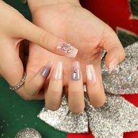 Christmas Cute Snowflake Elk Resin Nail Patches 1 Set sku image 61