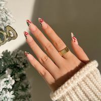 Christmas Cute Candy Bow Knot Elk Resin Nail Patches 1 Set sku image 18