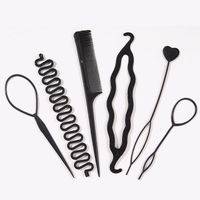 Simple Style Solid Color Plastic Resin Hair Combs Hairpin main image 4