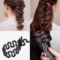 Simple Style Solid Color Plastic Resin Hair Combs Hairpin main image 2