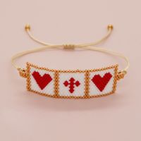 Bohemian Heart Shape Seed Bead Women's Bracelets Drawstring Bracelets main image 4