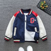 Casual Simple Style Letter Cotton Blend Boys Outerwear main image 5