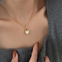 2023 New Trendy High-grade Simple Graceful Titanium Steel Necklace For Women Spring And Summer Hot-selling Non-fading Exquisite Clavicle Chain main image 5