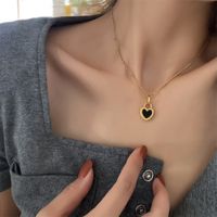 2023 New Trendy High-grade Simple Graceful Titanium Steel Necklace For Women Spring And Summer Hot-selling Non-fading Exquisite Clavicle Chain sku image 7