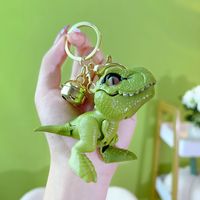 Cute Dinosaur Plastic Unisex Keychain sku image 3