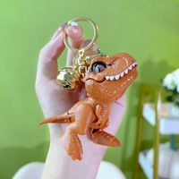 Cute Dinosaur Plastic Unisex Keychain sku image 3