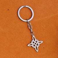 Lady Streetwear Witches Knot Titanium Steel Women's Bag Pendant Keychain main image 2