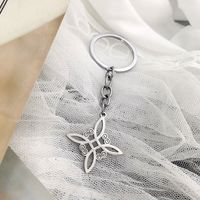 Lady Streetwear Witches Knot Titanium Steel Women's Bag Pendant Keychain main image 4