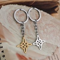 Lady Streetwear Witches Knot Titanium Steel Women's Bag Pendant Keychain main image 3
