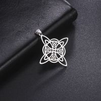 Simple Style Witch Knot Solid Color Stainless Steel Plating Hollow Out Charms main image 4