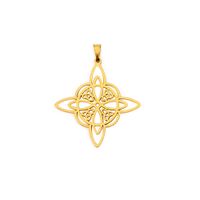 Simple Style Witch Knot Solid Color Stainless Steel Plating Hollow Out Charms main image 2