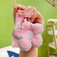 Cute Flower Cotton Women's Bag Pendant Keychain sku image 1