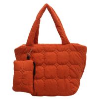 Women's All Seasons Nylon Solid Color Streetwear Square Zipper Shoulder Bag Tote Bag sku image 4