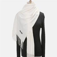 Women's Modern Style Solid Color Imitation Cashmere Scarf sku image 19