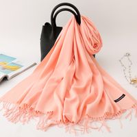 Women's Modern Style Solid Color Imitation Cashmere Scarf sku image 7