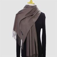 Women's Modern Style Solid Color Imitation Cashmere Scarf sku image 12