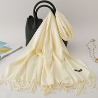 Women's Modern Style Solid Color Imitation Cashmere Scarf sku image 14