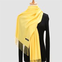 Women's Modern Style Solid Color Imitation Cashmere Scarf sku image 18