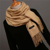 Women's Modern Style Solid Color Imitation Cashmere Scarf sku image 34