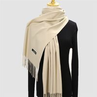 Women's Modern Style Solid Color Imitation Cashmere Scarf sku image 13