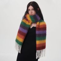 Women's Streetwear Color Block Polyester Scarf main image 1